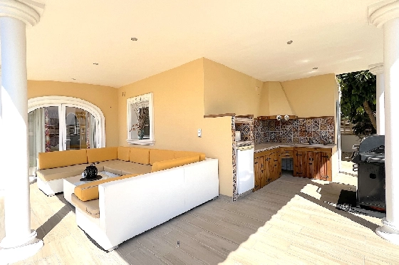 Villa in Els Poblets(Ptda. Revoltes) zu verkaufen, Living area 234 m², Baujahr 2004, Zustand gepflegt, + Zentralheizung, Klimaanlage, Plot 614 m², 4 Schlafzimmer, 3 Badezimmer, Pool, ref.: AS-1425-6