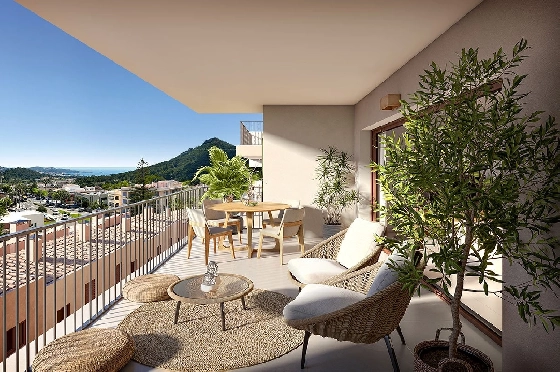 Etagen Apartment in Capdepera zu verkaufen, Wohnfläche 98 m², Zustand Erstbezug, Klimaanlage, 2 Schlafzimmer, 2 Badezimmer, Pool, ref.: HA-MLN-435-A01-9