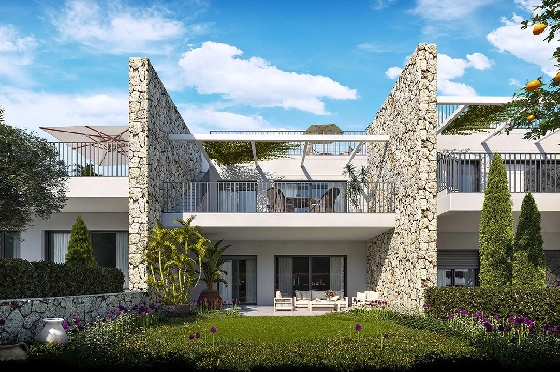 Erdgeschoss Apartment in Sant Elm zu verkaufen, Living area 112 m², Zustand Erstbezug, Klimaanlage, 3 Schlafzimmer, 2 Badezimmer, Pool, ref.: HA-MLN-434-A01-3