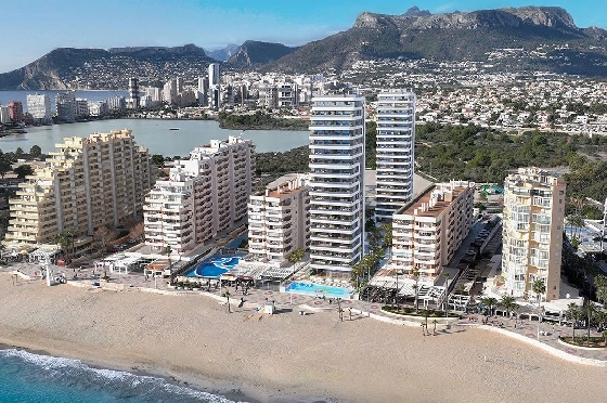 Etagen Apartment in Calpe zu verkaufen, Living area 125 m², Zustand Erstbezug, Klimaanlage, 3 Schlafzimmer, 2 Badezimmer, Pool, ref.: HA-CAN-150-A03-2