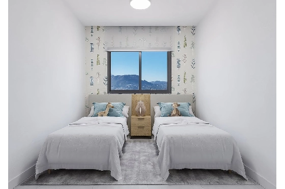 Etagen Apartment in Calpe zu verkaufen, Living area 125 m², Zustand Erstbezug, Klimaanlage, 3 Schlafzimmer, 2 Badezimmer, Pool, ref.: HA-CAN-150-A03-7