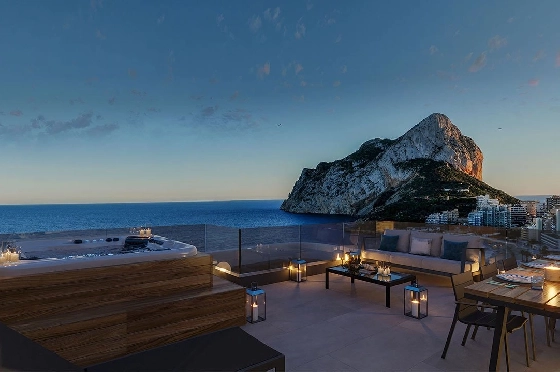 Maisonette in Calpe zu verkaufen, Living area 228 m², Zustand Erstbezug, Klimaanlage, 3 Schlafzimmer, 3 Badezimmer, Pool, ref.: HA-CAN-150-A04-9