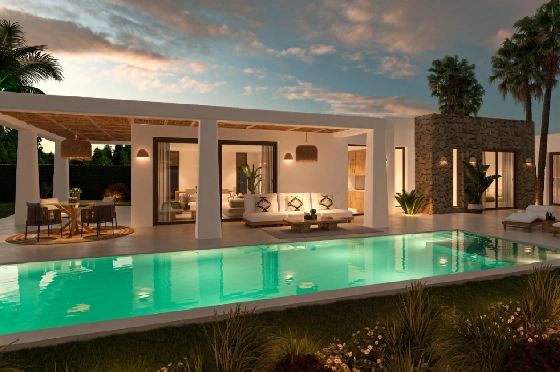 Villa in Javea zu verkaufen, Living area 200 m², Baujahr 2025, Klimaanlage, Plot 1000 m², 4 Schlafzimmer, 3 Badezimmer, Pool, ref.: AM-12500DR-2