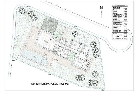Villa in Javea zu verkaufen, Living area 200 m², Baujahr 2025, Klimaanlage, Plot 1000 m², 4 Schlafzimmer, 3 Badezimmer, Pool, ref.: AM-12500DR-8