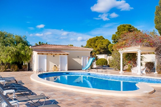 Villa in Moraira zu verkaufen, Living area 466 m², Baujahr 2005, Klimaanlage, Plot 2040 m², 5 Schlafzimmer, 5 Badezimmer, Pool, ref.: AM-12515DR-10