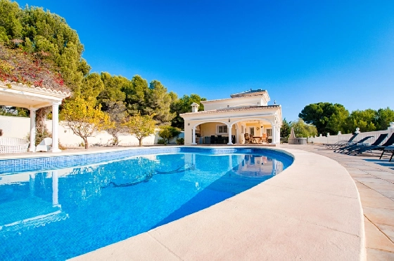 Villa in Moraira zu verkaufen, Living area 466 m², Baujahr 2005, Klimaanlage, Plot 2040 m², 5 Schlafzimmer, 5 Badezimmer, Pool, ref.: AM-12515DR-4