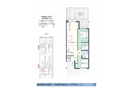 Erdgeschoss Apartment in Torre de la Horadada zu verkaufen, Wohnfläche 85 m², Zustand Erstbezug, 2 Schlafzimmer, 2 Badezimmer, Pool, ref.: HA-THN-450-A01-12