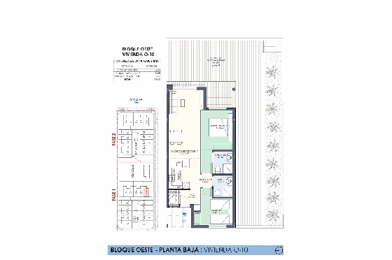 Erdgeschoss Apartment in Torre de la Horadada zu verkaufen, Wohnfläche 85 m², Zustand Erstbezug, 2 Schlafzimmer, 2 Badezimmer, Pool, ref.: HA-THN-450-A01-13