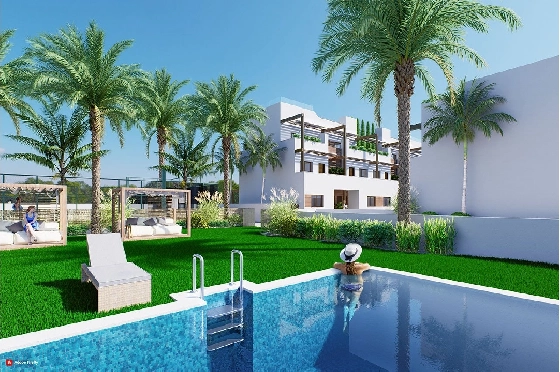 Penthouse Apartment in Torre de la Horadada zu verkaufen, Wohnfläche 94 m², Zustand Erstbezug, 2 Schlafzimmer, 2 Badezimmer, Pool, ref.: HA-THN-450-A02-3