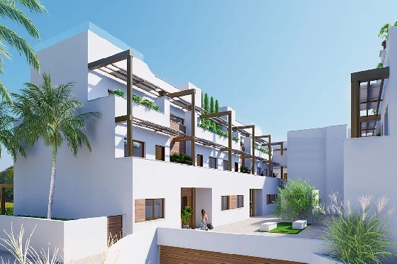 Penthouse Apartment in Torre de la Horadada zu verkaufen, Wohnfläche 94 m², Zustand Erstbezug, 2 Schlafzimmer, 2 Badezimmer, Pool, ref.: HA-THN-450-A02-6