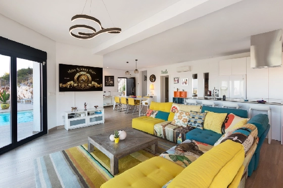 Villa in Denia zu verkaufen, Living area 170 m², Baujahr 2019, + Fussbodenheizung, Klimaanlage, Plot 829 m², 3 Schlafzimmer, 4 Badezimmer, ref.: HG-3804-5