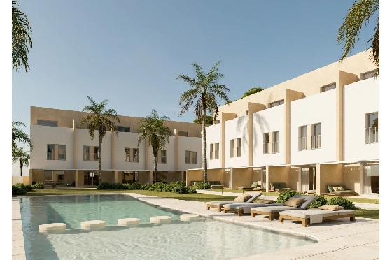 Reihenhaus in Denia zu verkaufen, Living area 102 m², Baujahr 2026, Plot 65 m², 3 Schlafzimmer, 3 Badezimmer, ref.: LS-BV8-1
