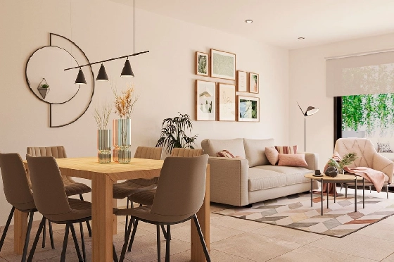 Erdgeschoss Apartment in San Juan de los Terreros zu verkaufen, Wohnfläche 136 m², Zustand Erstbezug, Klimaanlage, 3 Schlafzimmer, 2 Badezimmer, Pool, ref.: HA-STN-145-A03-6