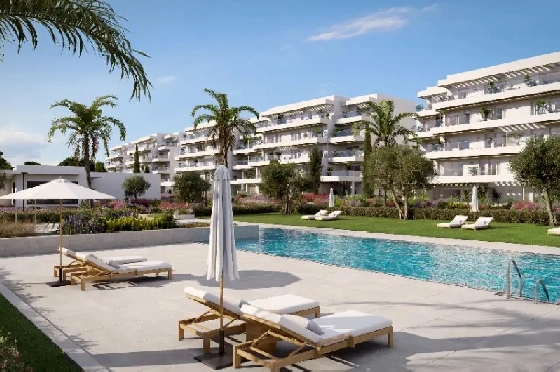 Apartment in El Vergel zu verkaufen, Living area 86 m², Baujahr 2027, Klimaanlage, Plot 73 m², 3 Schlafzimmer, 2 Badezimmer, Pool, ref.: AH-EV-VI-1-01-0-A-9