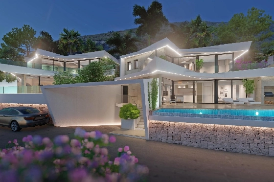 Villa in Benitachell zu verkaufen, Living area 226 m², Baujahr 2024, Klimaanlage, Plot 270 m², 3 Schlafzimmer, 3 Badezimmer, Pool, ref.: AM-12202NS-3