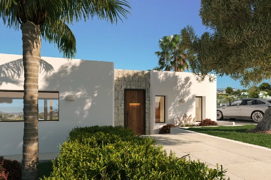 Villa in Javea zu verkaufen, Living area 200 m², Baujahr 2024, Klimaanlage, Plot 977 m², 3 Schlafzimmer, 3 Badezimmer, Pool, ref.: AM-12539DR-4