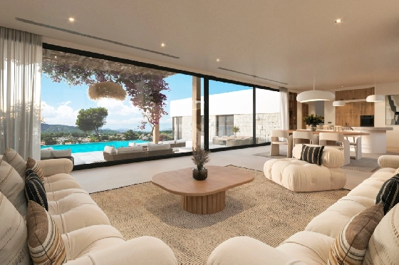 Villa in Javea zu verkaufen, Living area 150 m², Baujahr 2025, Klimaanlage, Plot 978 m², 3 Schlafzimmer, 2 Badezimmer, Pool, ref.: AM-12538DR-4