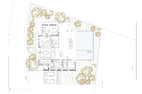 Villa in Javea zu verkaufen, Living area 150 m², Baujahr 2025, Klimaanlage, Plot 978 m², 3 Schlafzimmer, 2 Badezimmer, Pool, ref.: AM-12538DR-9