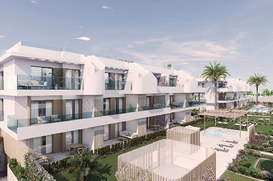 Etagen Apartment in Pilar de la Horadada zu verkaufen, Living area 111 m², Zustand Erstbezug, 3 Schlafzimmer, 2 Badezimmer, Pool, ref.: HA-PIN-132-A03-3