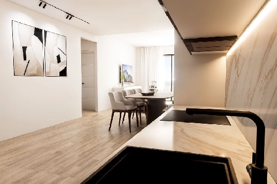 Penthouse Apartment in Finestrat zu verkaufen, Living area 154 m², Zustand Erstbezug, 2 Schlafzimmer, 2 Badezimmer, Pool, ref.: HA-FIN-318-A02-12