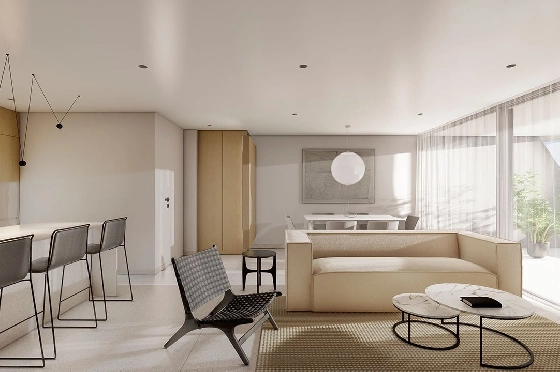 Penthouse Apartment in Guardamar del Segura zu verkaufen, Living area 97 m², Zustand Erstbezug, Klimaanlage, 2 Schlafzimmer, 2 Badezimmer, Pool, ref.: HA-GUN-431-A02-12