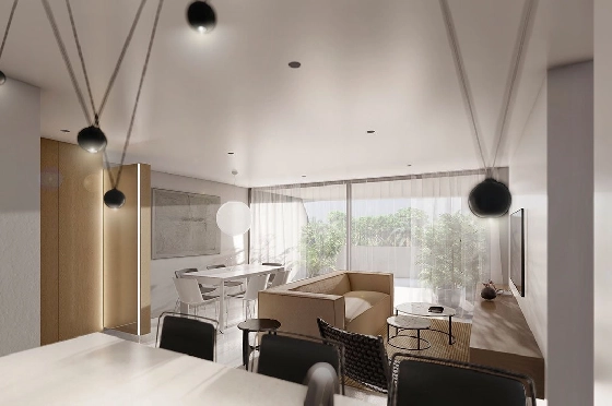 Penthouse Apartment in Guardamar del Segura zu verkaufen, Living area 97 m², Zustand Erstbezug, Klimaanlage, 2 Schlafzimmer, 2 Badezimmer, Pool, ref.: HA-GUN-431-A02-13