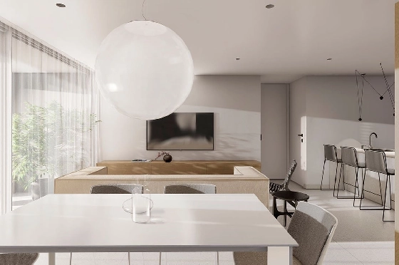 Penthouse Apartment in Guardamar del Segura zu verkaufen, Living area 97 m², Zustand Erstbezug, Klimaanlage, 2 Schlafzimmer, 2 Badezimmer, Pool, ref.: HA-GUN-431-A02-17