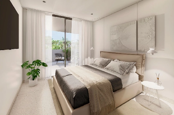 Penthouse Apartment in Guardamar del Segura zu verkaufen, Living area 97 m², Zustand Erstbezug, Klimaanlage, 2 Schlafzimmer, 2 Badezimmer, Pool, ref.: HA-GUN-431-A02-18