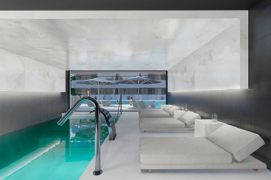 Penthouse Apartment in Guardamar del Segura zu verkaufen, Living area 97 m², Zustand Erstbezug, Klimaanlage, 2 Schlafzimmer, 2 Badezimmer, Pool, ref.: HA-GUN-431-A02-26