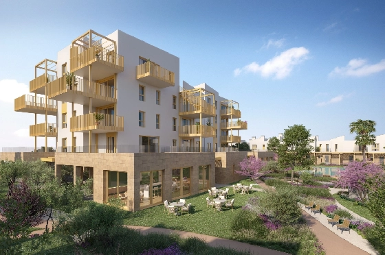Reihenhaus in El Vergel zu verkaufen, Living area 92 m², Baujahr 2027, Klimaanlage, Plot 135 m², 3 Schlafzimmer, 3 Badezimmer, Pool, ref.: TT-AD-11-10