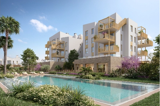 Reihenhaus in El Vergel zu verkaufen, Living area 92 m², Baujahr 2027, Klimaanlage, Plot 135 m², 3 Schlafzimmer, 3 Badezimmer, Pool, ref.: TT-AD-11-9