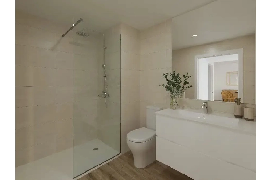 Apartment in Javea zu verkaufen, Living area 112 m², Baujahr 2025, Klimaanlage, Plot 11 m², 3 Schlafzimmer, 3 Badezimmer, Pool, ref.: AH-J-VI-1-1-3-D-11