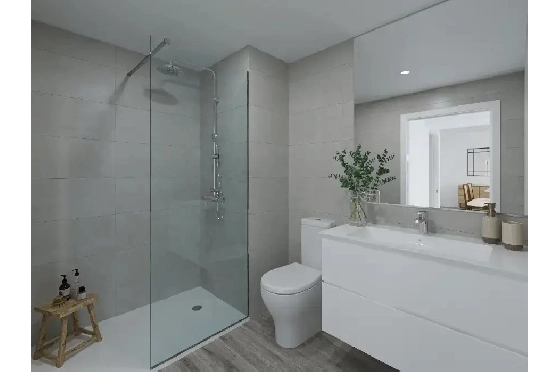 Apartment in Javea zu verkaufen, Living area 112 m², Baujahr 2025, Klimaanlage, Plot 11 m², 3 Schlafzimmer, 3 Badezimmer, Pool, ref.: AH-J-VI-1-1-3-D-12