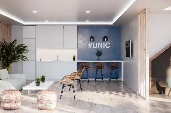 Apartment in Javea zu verkaufen, Living area 112 m², Baujahr 2025, Klimaanlage, Plot 11 m², 3 Schlafzimmer, 3 Badezimmer, Pool, ref.: AH-J-VI-1-1-3-D-4