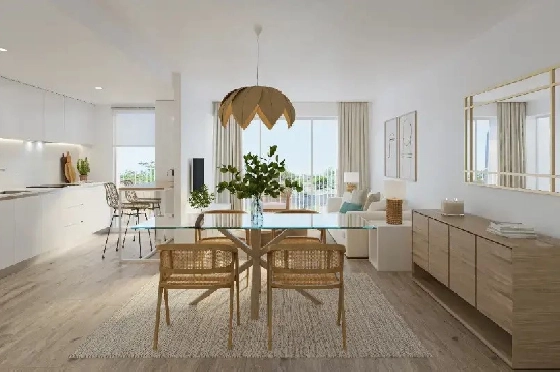 Apartment in Javea zu verkaufen, Living area 112 m², Baujahr 2025, Klimaanlage, Plot 11 m², 3 Schlafzimmer, 3 Badezimmer, Pool, ref.: AH-J-VI-1-1-3-D-6