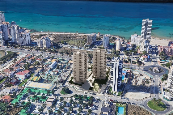 Apartment in Calpe zu verkaufen, Living area 62 m², Klimaanlage, Plot 36 m², 2 Schlafzimmer, 2 Badezimmer, Pool, ref.: GE-J11A-2