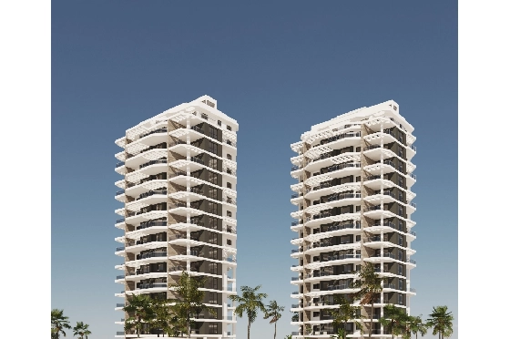 Apartment in Calpe zu verkaufen, Living area 80 m², Klimaanlage, Plot 23 m², 3 Schlafzimmer, 2 Badezimmer, Pool, ref.: GE-J11B-2