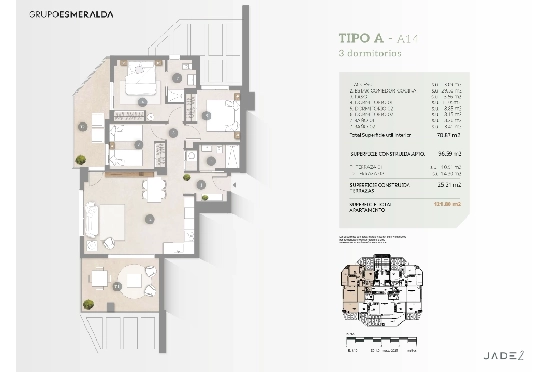 Apartment in Calpe zu verkaufen, Living area 97 m², Klimaanlage, Plot 25 m², 3 Schlafzimmer, 2 Badezimmer, Pool, ref.: GE-J114A-8