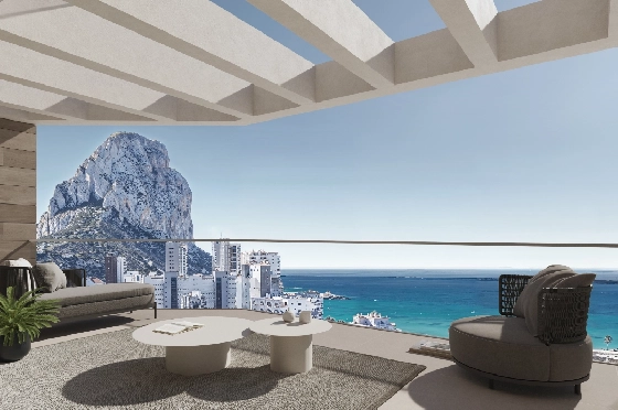 Apartment in Calpe zu verkaufen, Living area 93 m², Klimaanlage, Plot 31 m², 3 Schlafzimmer, 2 Badezimmer, Pool, ref.: GE-J113A-2