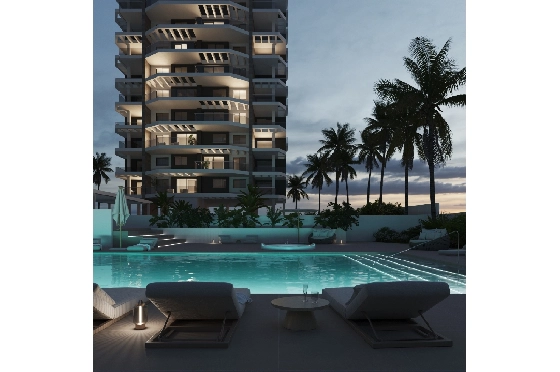 Apartment in Calpe zu verkaufen, Living area 82 m², Klimaanlage, Plot 25 m², 2 Schlafzimmer, 2 Badezimmer, Pool, ref.: GE-J16A-10
