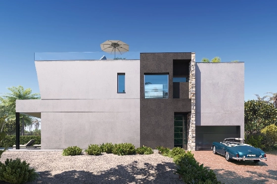 Villa in Calpe zu verkaufen, Living area 324 m², Baujahr 2025, Klimaanlage, Plot 800 m², 3 Schlafzimmer, 3 Badezimmer, Pool, ref.: AM-12624DA-9