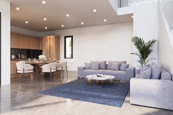 Villa in Calpe zu verkaufen, Living area 273 m², Baujahr 2025, Klimaanlage, Plot 1180 m², 3 Schlafzimmer, 3 Badezimmer, Pool, ref.: AM-12625DA-3