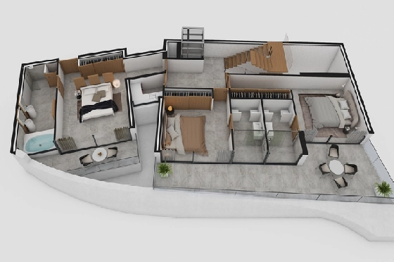 Villa in Altea zu verkaufen, Living area 412 m², Klimaanlage, Plot 979 m², 4 Schlafzimmer, 4 Badezimmer, Pool, ref.: AVS-56875-32