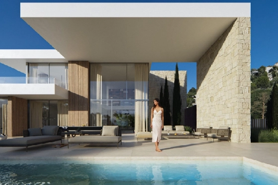 Villa in Moraira zu verkaufen, Living area 350 m², Plot 1601 m², 4 Schlafzimmer, 5 Badezimmer, Pool, ref.: AVS-55955-14