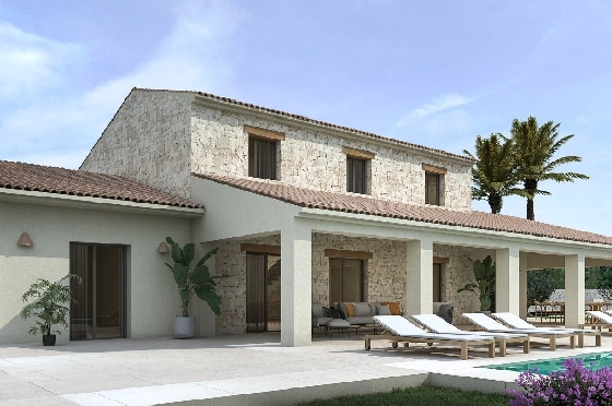Villa in Moraira zu verkaufen, Klimaanlage, 4 Schlafzimmer, 3 Badezimmer, Pool, ref.: AVS-55835-2