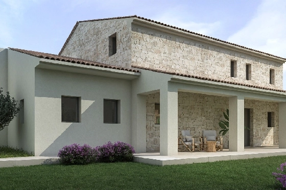 Villa in Moraira zu verkaufen, Klimaanlage, 4 Schlafzimmer, 3 Badezimmer, Pool, ref.: AVS-55835-4