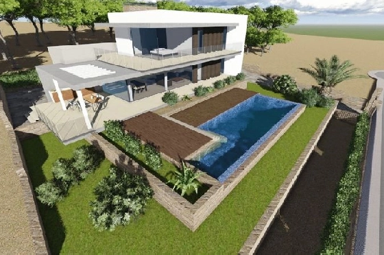 Villa in Moraira zu verkaufen, Living area 319 m², Klimaanlage, Plot 898 m², 3 Schlafzimmer, 4 Badezimmer, Pool, ref.: AVS-41765-1