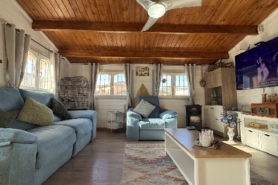 Villa in Pedreguer zu verkaufen, Living area 61 m², Baujahr 2014, Zustand gepflegt, + KLIMA, Klimaanlage, Plot 385 m², 2 Schlafzimmer, 1 Badezimmer, Pool, ref.: RG-0126-13