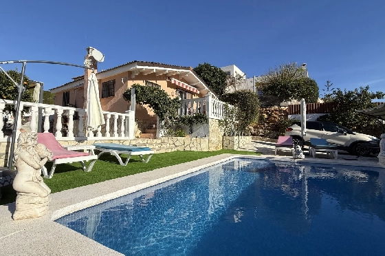 Villa in Pedreguer zu verkaufen, Living area 61 m², Baujahr 2014, Zustand gepflegt, + KLIMA, Klimaanlage, Plot 385 m², 2 Schlafzimmer, 1 Badezimmer, Pool, ref.: RG-0126-6