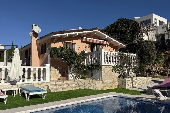 Villa in Pedreguer zu verkaufen, Living area 61 m², Baujahr 2014, Zustand gepflegt, + KLIMA, Klimaanlage, Plot 385 m², 2 Schlafzimmer, 1 Badezimmer, Pool, ref.: RG-0126-7